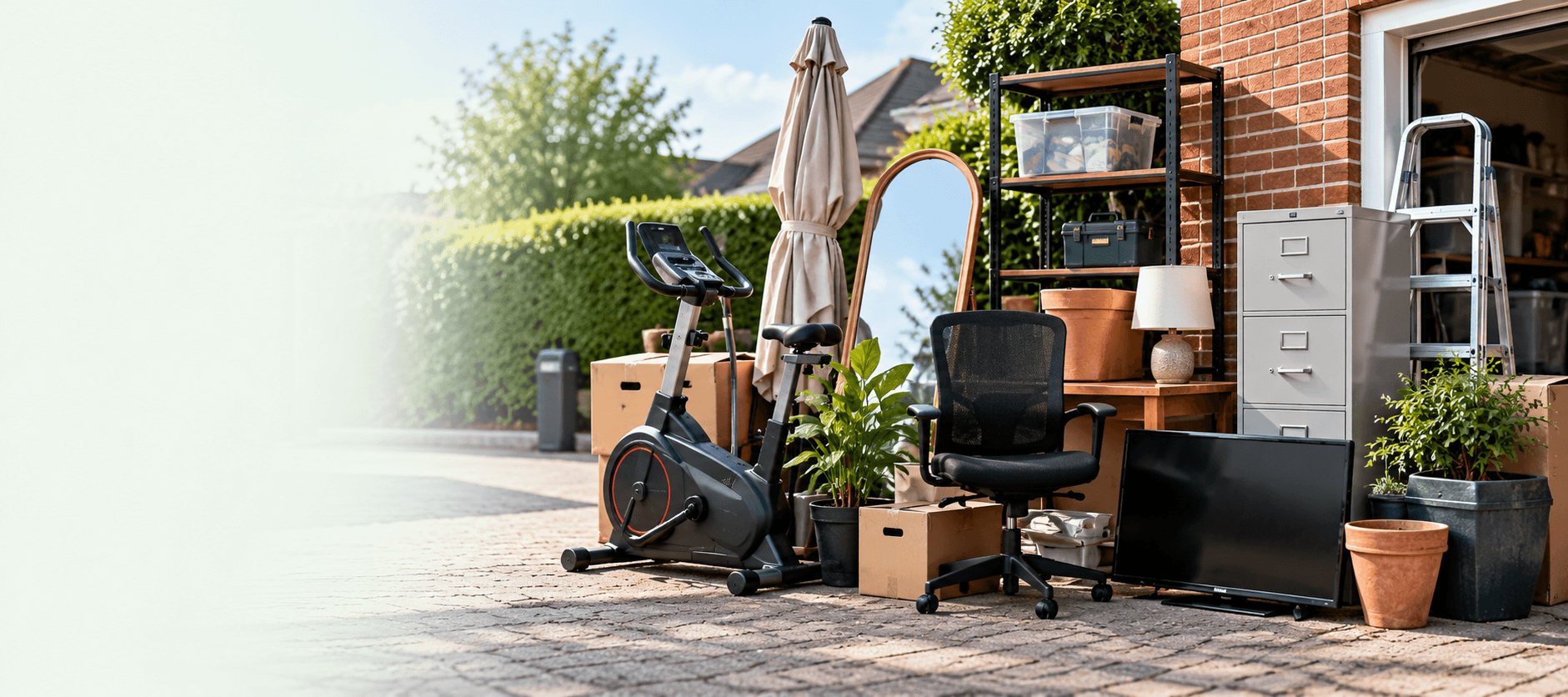 Mixed household items for clearance