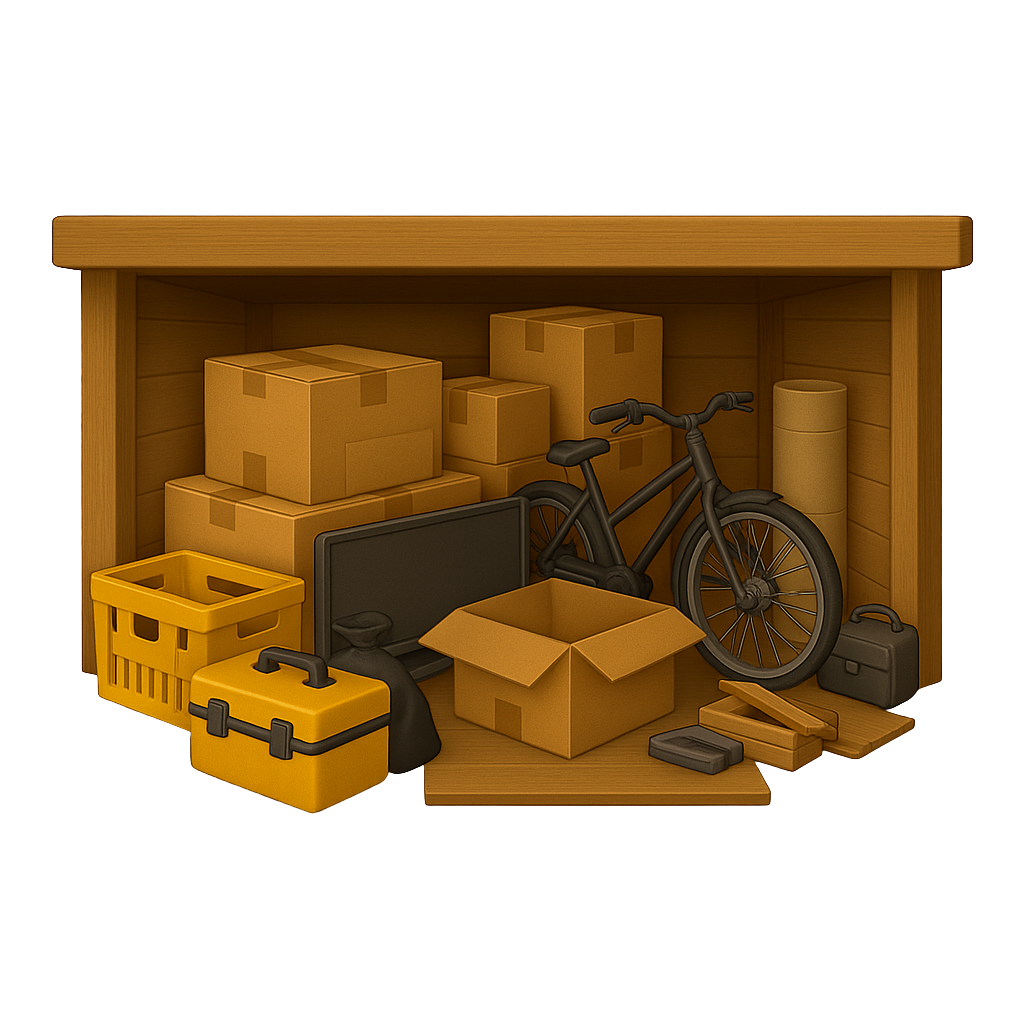 Garage clear (full) icon