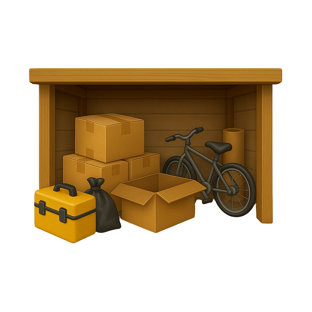 Garage clear (half) icon