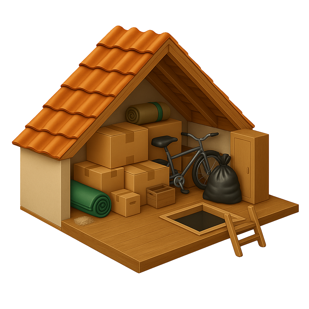 Large loft clear icon